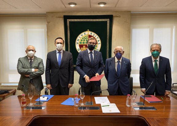 Manuel Parras, José Carlos Gómez Villamandos, Juan Gómez, José Luis García-Lomas y José Márquez.