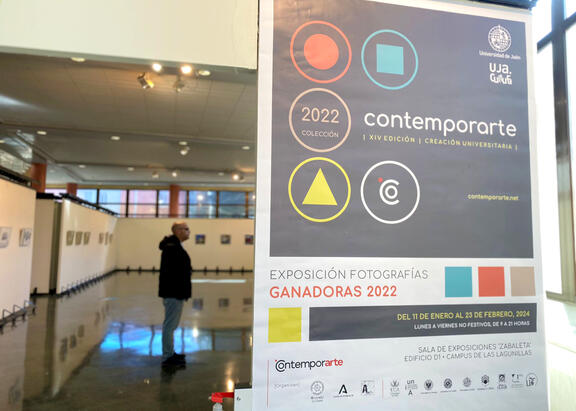 Exposición 'Contemporarte' 2022, en el Edificio Zabaleta del Campus Las Lagunillas.