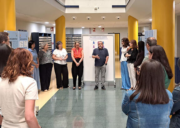 Inauguración de la exposición ‘Ellas también hicieron Estadística’.