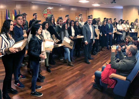 Alumnado reconocido por su excelencia preuniversitaria.