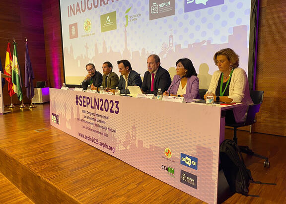 Intervención del Rector de la UJA, en la inauguración del congreso.
