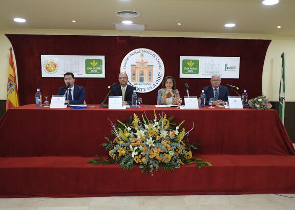 De izquierda a derecha, Cristóbal Pérez, Francisco Roca, Catalina García y Patricio Lupiáñez.