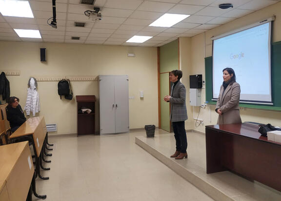 Intervención de la Vicerrectora de Estudiantes, en la inauguración del curso.