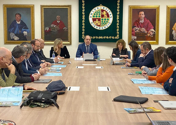 Intervención del Rector, en la inauguración de la jornada.