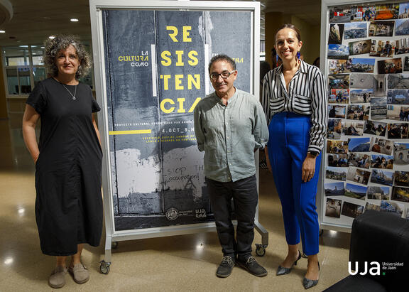 De derecha a izquierda, Marta Torres, Ángel Cagigas y Silvia Moreno.