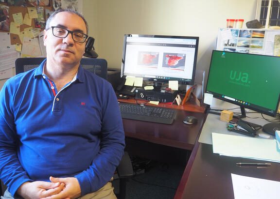 El investigador de la UJA Antonio David Pozo.