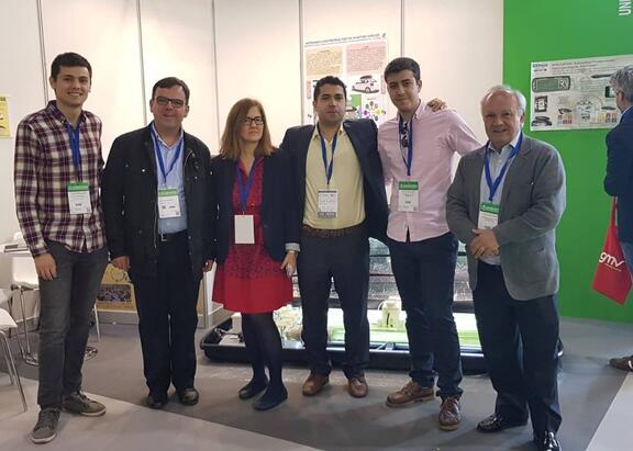 Los investigadores de la UJA, en Greencities.