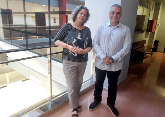 Los investigadores del proyecto Nieves J. Valencia y Nicolás Gutiérrez.