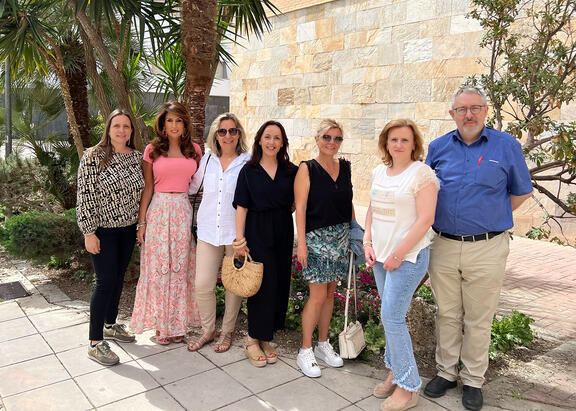 Investigadores participantes en la reunión mantenida en la UJA.