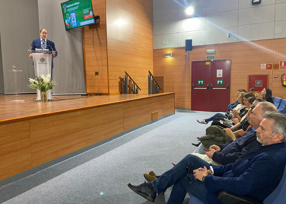 Intervención del Rector, en la inauguración de la jornada.
