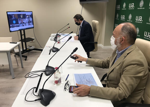 Apertura de la jornada por parte del Rector de la UJA.