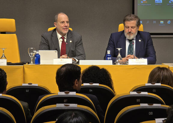 Inauguración a cargo del Rector de la UJA y del presidente del Consejo Social de la UJA.