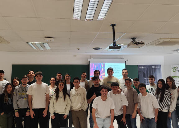 Alumnado participante en la jornada. 