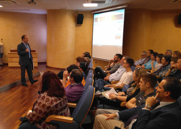 Intervención de Antonio Damas. Foto: Álvaro Santiago.