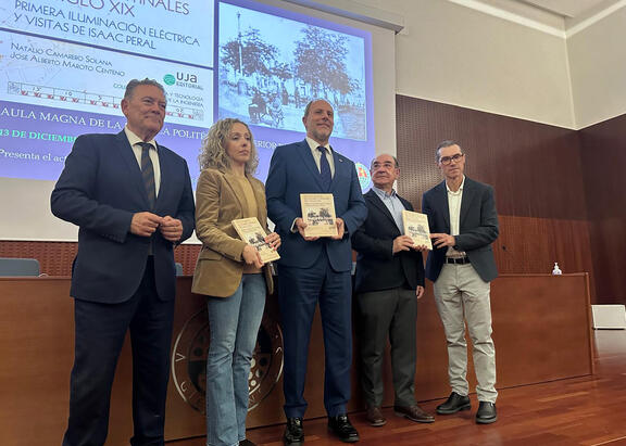 Presentación del libro ‘Dos estampas de Linares a finales del siglo XIX. Primera iluminación eléctrica y visita de Isaac Peral’.