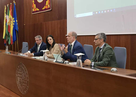 Intervención del Rector, en la presentación del libro 'Los vínculos del plomo'.