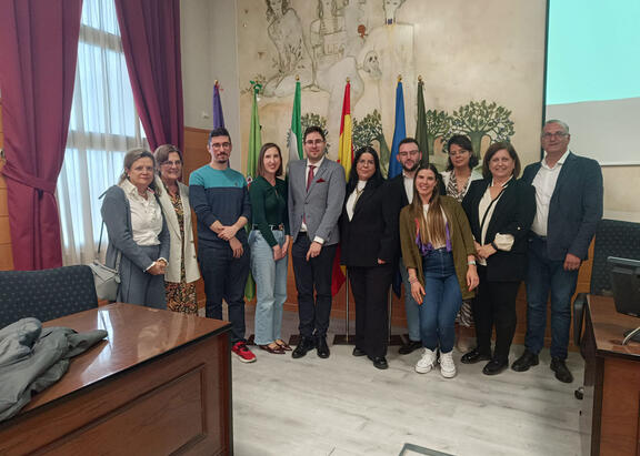 Miembros de la Cátedra de Emprendimiento Fulgencia Meseguer de la UJA.