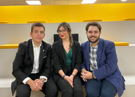José Miguel Cueto, Lucía Troyano y Francisco Javier Pérez.