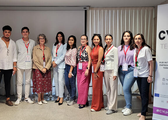 Participantes en representación de la UJA en Startup Olé 2023.