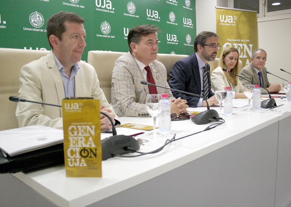 Intervención del Rector en la rueda de prensa de presentación de la campaña de postgrado.