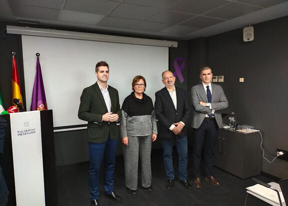 Luis Miguel Carmona, María Jesús Hernández, Pedro Pérez y Francisco López.