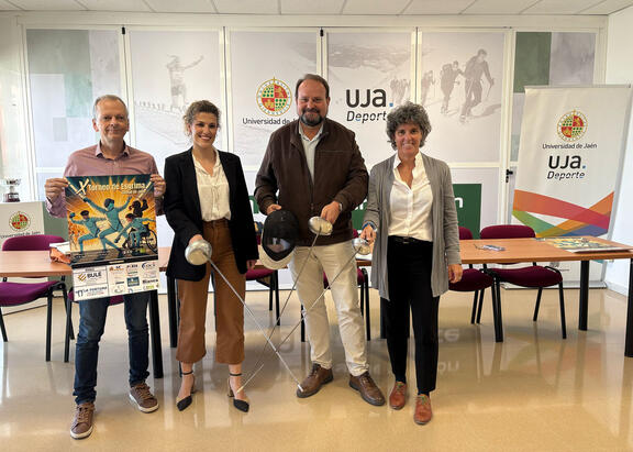 Gema Torres, Juan de Dios Carazo, Beatriz López y Juan David Blanco, en la presentación.