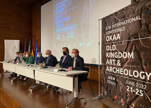 Un momento de la presentación del congreso, en el Museo Íbero de Jaén.