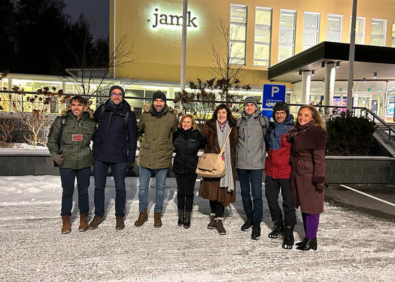 Profesorado de la UJA participante en el seminario celebrado en Finlandia.