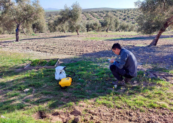 Trabajo de campo en el marco del proyecto.