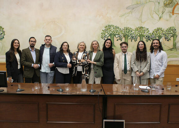 Representantes del Vicerrectorado de Estudiantes y Empleabilidad, del CEUJA y de otros consejos de estudiantes.