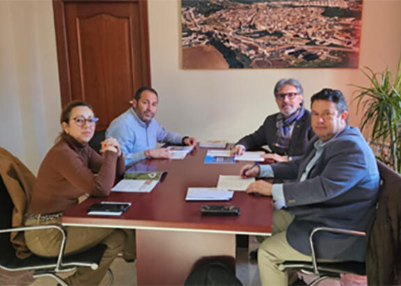 Reunión celebrada en el Ayuntamiento de Ibros.