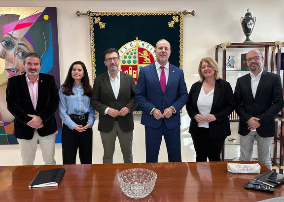 Alfonso Cruz, Rosario Merino, Antonio Álamo, Nicolás Ruiz, Alicia Trujillo y Francisco Roca.