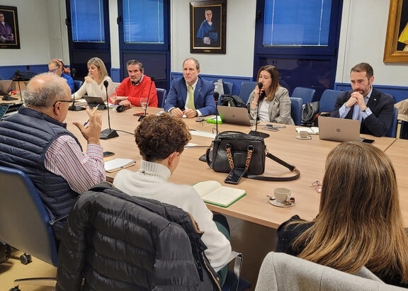 Reunión entre el Consejo de Dirección de la UJA y la Facultad de Ciencias Experimentales.