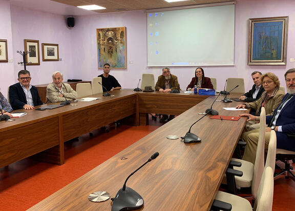 Reunión promovida por el Vicerrectorado de Cultura con Jaén Edita.