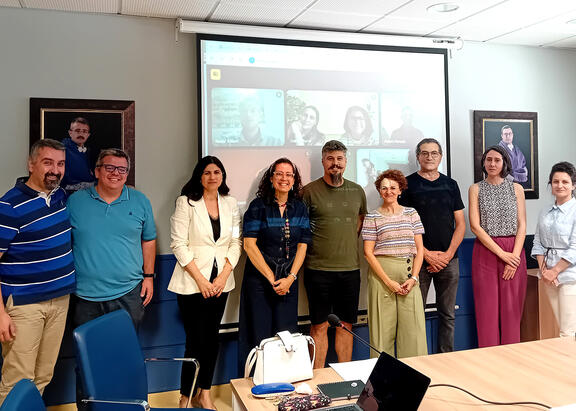 Investigadores participantes en la reunión de lanzamiento del proyecto celebrada en la UJA.