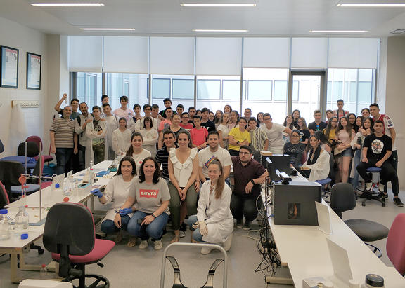 Alumnos de Secundaria participantes en el Taller Generalista “Descubre la Ingeniería”.