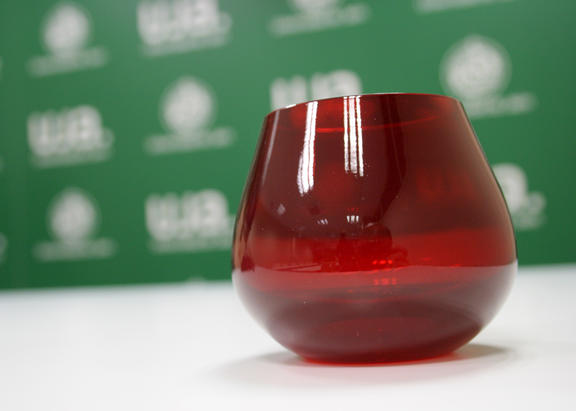 Copa de cata roja desarrollada por la UJA y Elaia Zait.