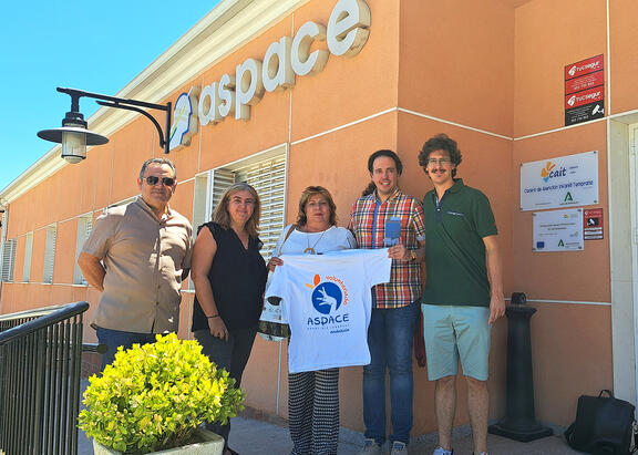 Manuel Jaenes, Mª Consuelo Díez, Pilar Fernández, Javier Cortés y Pedro Pajares.