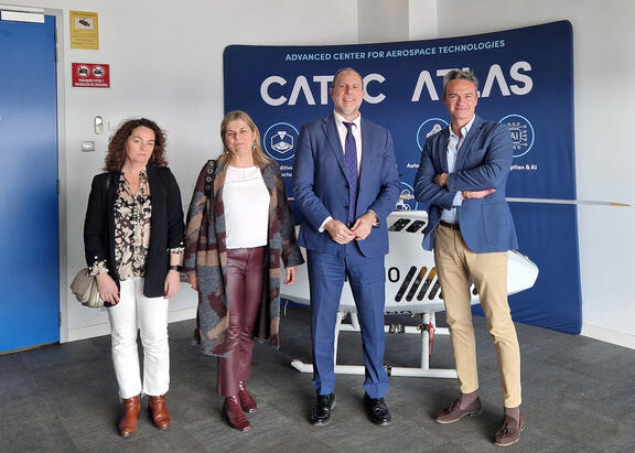 Joaquín Rodríguez, Nicolás Ruiz, Mª Victoria López y Carmen Martínez.