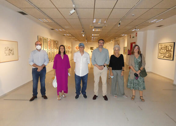 Felipe Serrano, Marta Torres, Luis Gordillo, Juan Gómez, Pilar Linares y Mª Paz López-Peláez.