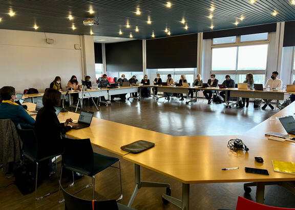 Reunión de trabajo del consorcio NEOLAiA celebrada en marzo en la Universidad de Tours (Francia).