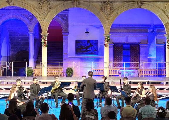Actuación de la Orquesta de la Universidad de Jaén, en Baezafest. Foto: Baezafest