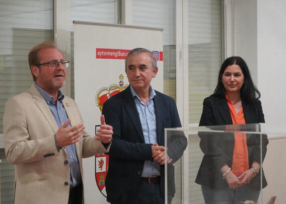 Alejandro Jiménez, Juan Bravo y Manuela Ortega.
