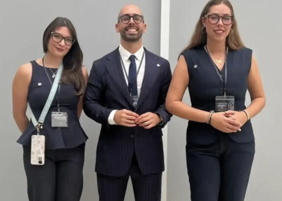 Belén Osorio Flores, Jesús Henares Valverde y Lucía Troyano Molina.
