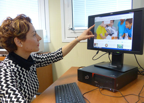 La investigadora Marta Romero.