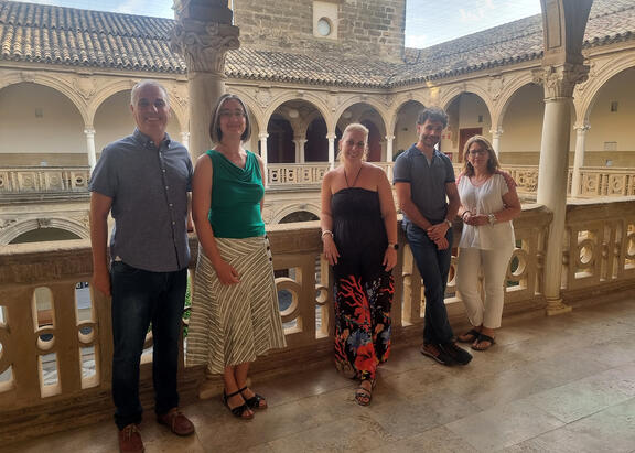 Luis Joaquín García, MarÍa Belén Díez, María Jesús Pinto, Arturo Montejo y Lourdes Espinosa.