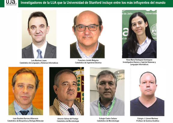 Investigadores de la UJA que la Universidad de Stanford incluye entre los más influyentes del mundo.