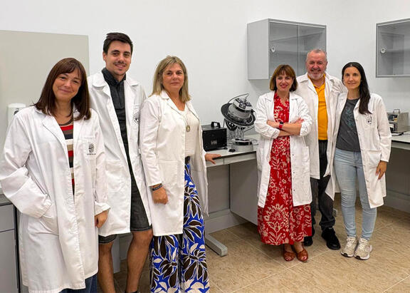 Investigadores de las áreas de Química Inorgánica y Mecánica de Fluidos de la UJA participantes en la patente.