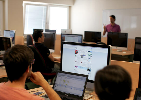 Aula 'MAC' de la Universidad de Jaén.