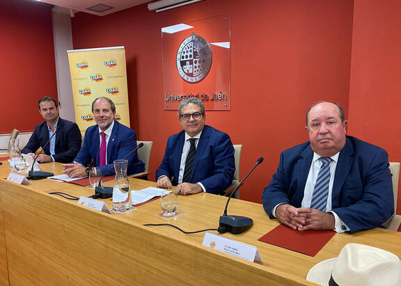 De izquierda a derecha, Juan Luis Ávila, Nicolás Ruiz, Alfonso Parras y Eduardo Díaz.